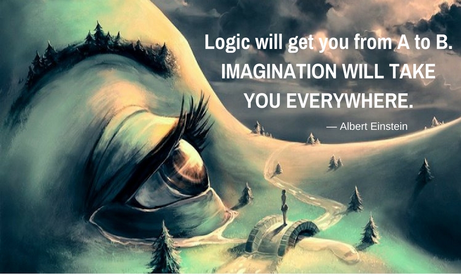 Logic will get you from A to B. Imagination will take you everywhere. — Albert Einstein
